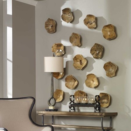 Uttermost Tamarine 3-Piece Wood Wall Art