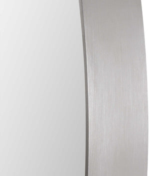 Uttermost Pursley Brushed Nickel Oval Mirror