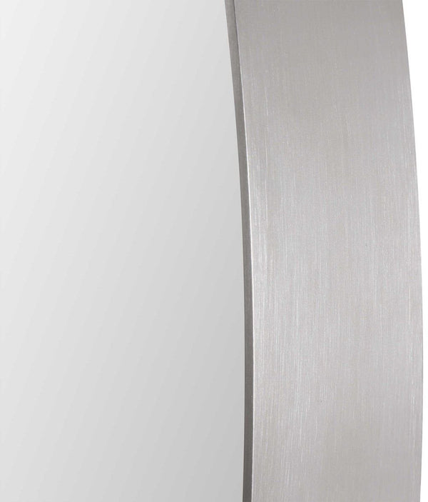 Uttermost Pursley Brushed Nickel Oval Mirror