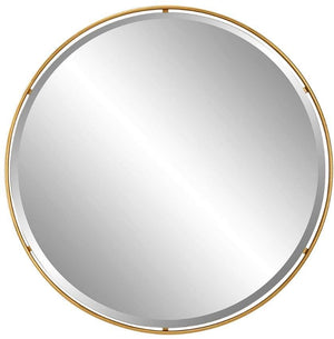Uttermost Canillo Gold Round Mirror