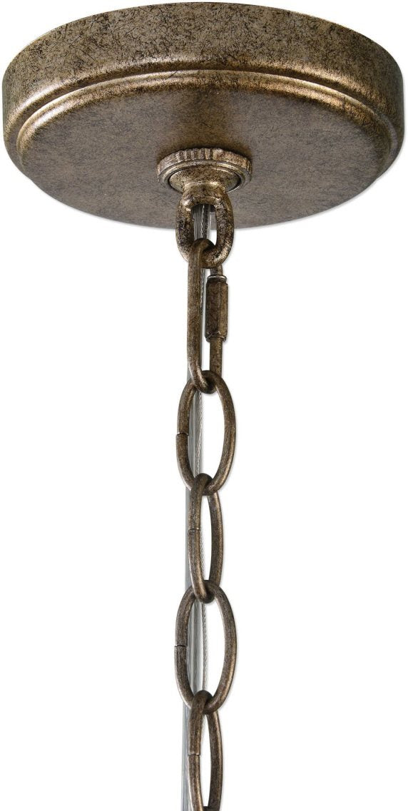 Uttermost Valka 6-Light Silver Crystal Chandelier