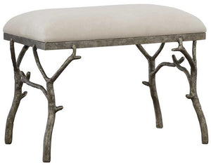 Uttermost Lismore Off-White Small Bench