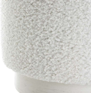 Uttermost Avila White Ottoman