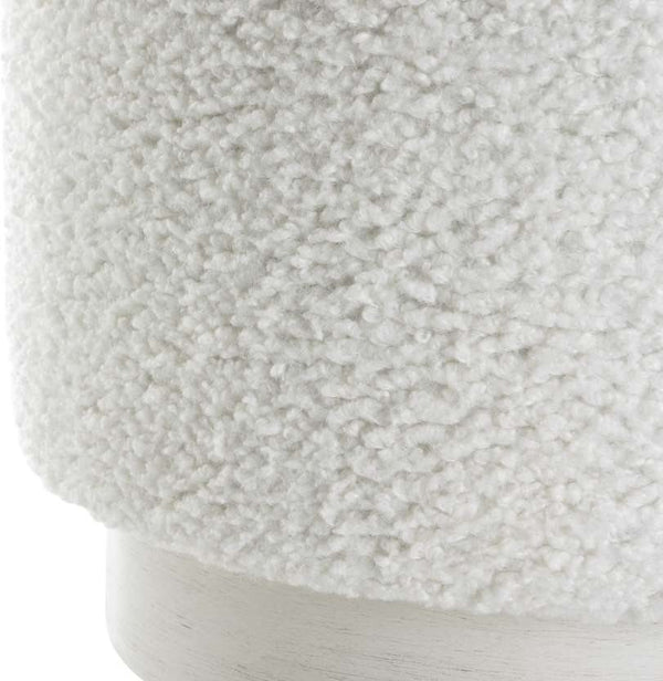 Uttermost Avila White Ottoman