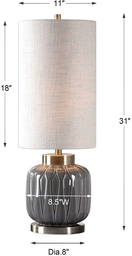 Uttermost Zahlia Gray Buffet Lamp