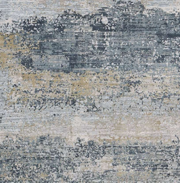 Uttermost Bremen Light Brown/Light Gray/Navy/Taupe 9 X 12 Area Rug