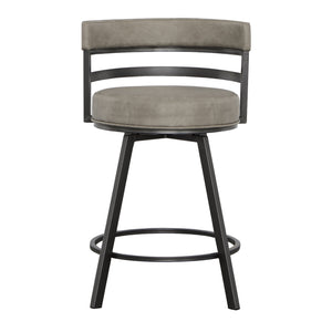 Steve Silver Gene 24-Inch Counter-Height Stool In Pebble Finish