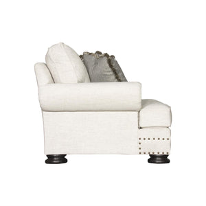 Bernhardt Foster Ivory Fabric Sofa