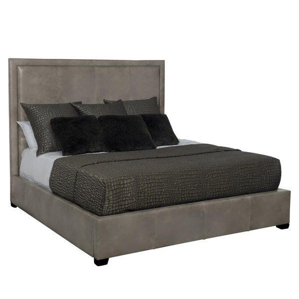 Bernhardt Morgan Leather Panel Bed King