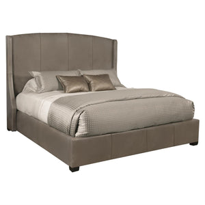 Bernhardt Cooper Leather Shelter King Bed
