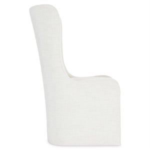 Bernhardt Albion White Oak Solid Chair with White Full Slipcover