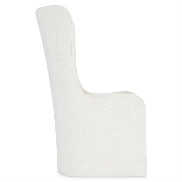 Bernhardt Albion White Oak Solid Chair with White Full Slipcover