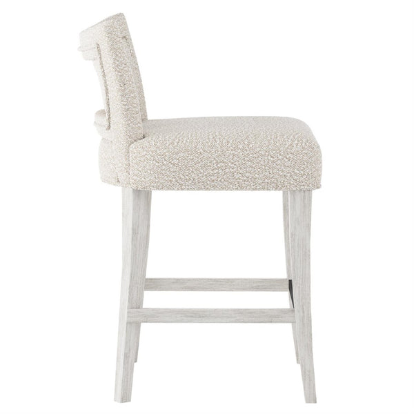 Bernhardt Giles Fabric Wire-Brushed Counter Stool