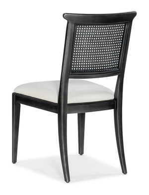 Hooker Furniture Charleston Upholstered Seat Black Side Chair