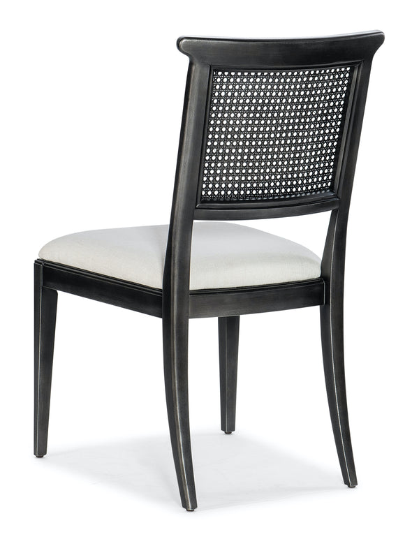 Hooker Furniture Charleston Upholstered Seat Black Side Chair