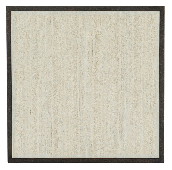Hooker Furniture Creamy Fudge Marble Top End Table