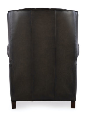 Hooker Furniture Palmer Press Back Sarzana Castle Leather Recliner Chair
