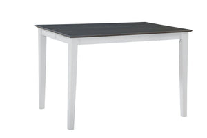 John Thomas Cosmopolitan Extension Table Top & 36 Inch Shaker Legs Dining Table