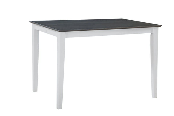 John Thomas Cosmopolitan Extension Table Top & 36 Inch Shaker Legs Dining Table