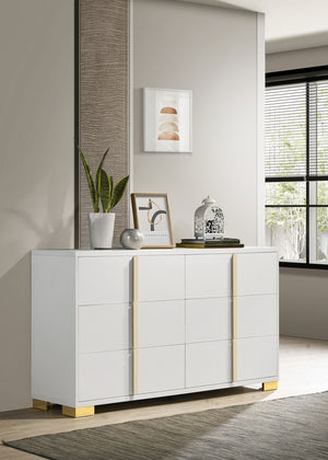 Coaster Marceline 6-Drawer Dresser White