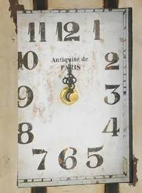 Crestview Time Flash Black Furniture Clock
