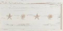 Crestview Seaside White Shell Set of 3 Trunks