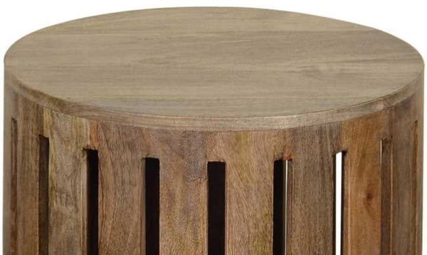 Crestview Oscar Brown Accent Table