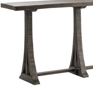 Crestview Alpine Dark Brown Console Table