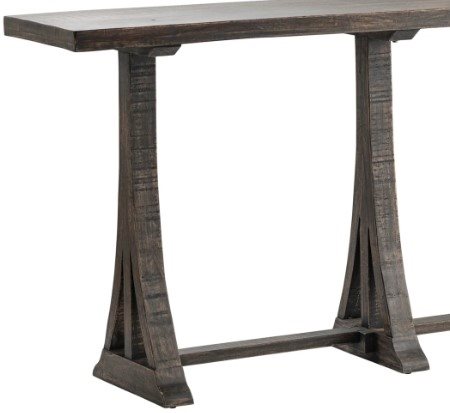Crestview Alpine Dark Brown Console Table