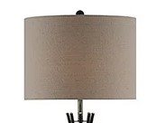 Crestview Beige/Black Table Lamp