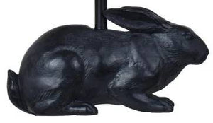 Crestview Rabbit Black Table Lamp