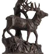 Crestview Hunters Walk Hand Finished Bronze Table Lamp