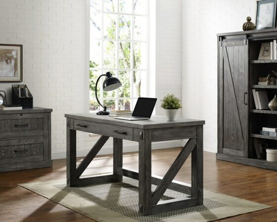 Martin Furniture Avondale Rustic Gray Bookcase