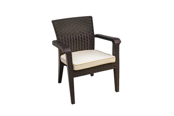 Rainbow Outdoor Alaska Armchair in Brown