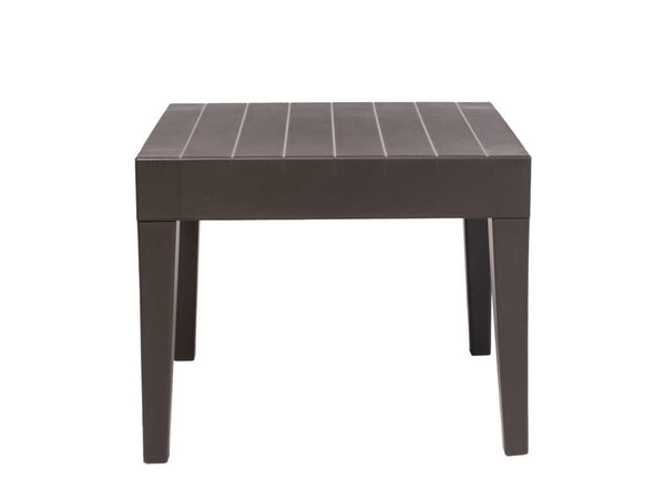 Rainbow Outdoor Alaska End Table in Brown Wood