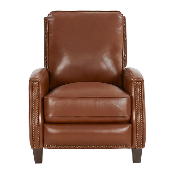 Barcalounger Colchester Bitters Melrose Fabric & Leather High/Low-Leg Recliner Chair
