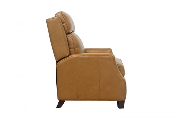 Barcalounger Shoreham Ponytail Nixon Leather High/Low-Leg Recliner Chair