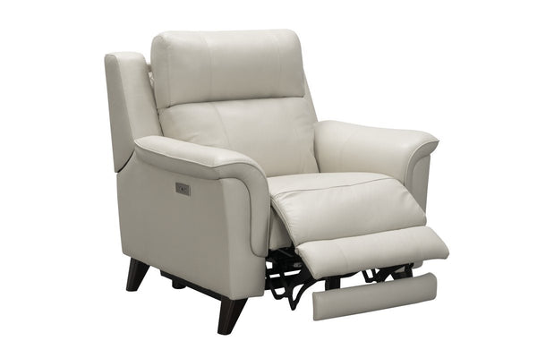 Barcalounger Laurel Cream Kester Leather Recliner Chair