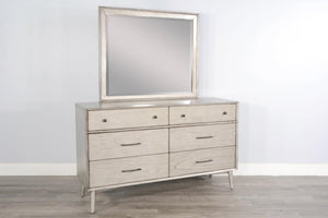 Sunny Designs American Modern Grey 6-Drawer Dresser