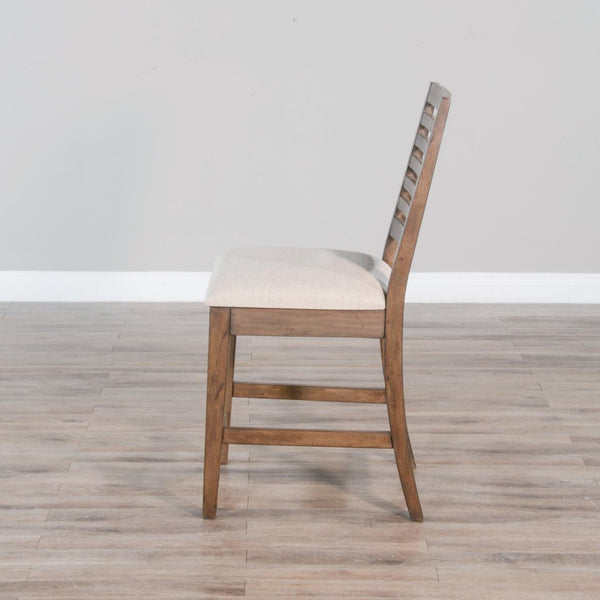 Sunny Designs Doe Valley Buckskin 24 Inch Counter Barstool with Cushioned Seat