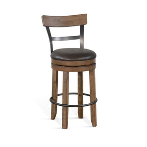 Sunny Designs Doe Valley Buckskin Swivel Barstool