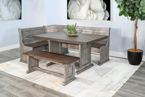 Sunny Designs Homestead Hills Tobacco Leaf & Alpine Grey Dining Table