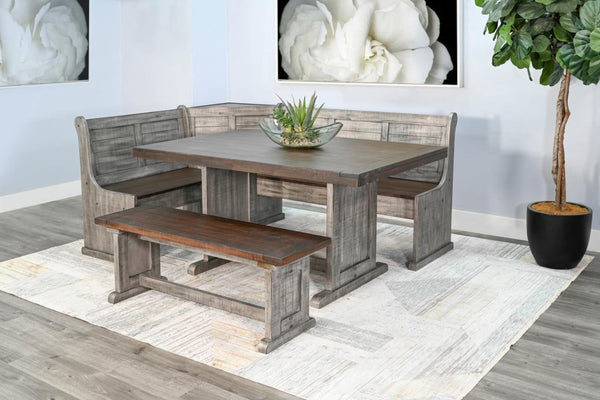 Sunny Designs Homestead Hills Tobacco Leaf & Alpine Grey Dining Table
