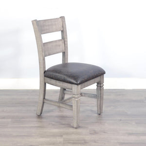 Sunny Designs Homestead Hills Tobacco Leaf & Alpine Grey Ladderback Dining Chair