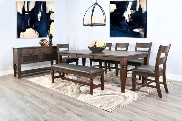 Sunny Designs Homestead Tobacco Leaf Extension Dining Table