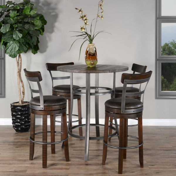 Sunny Designs Homestead Tobacco Leaf Pub Table