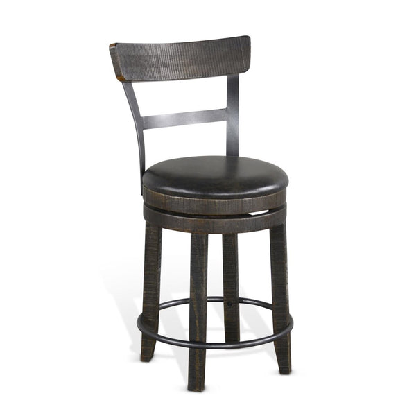 Sunny Designs Homestead Luxurious Tobacco Leaf Barstool