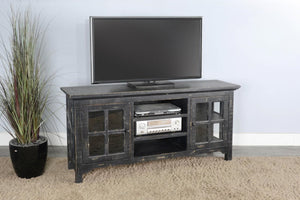 Sunny Designs Marina Black Sand TV Stand Console