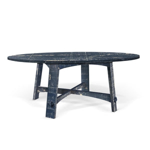 Sunny Designs Marina Ocean Blue 54 Inch Round Dining Table