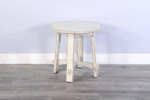 Sunny Designs Marina White Sand 24 Inch End Table